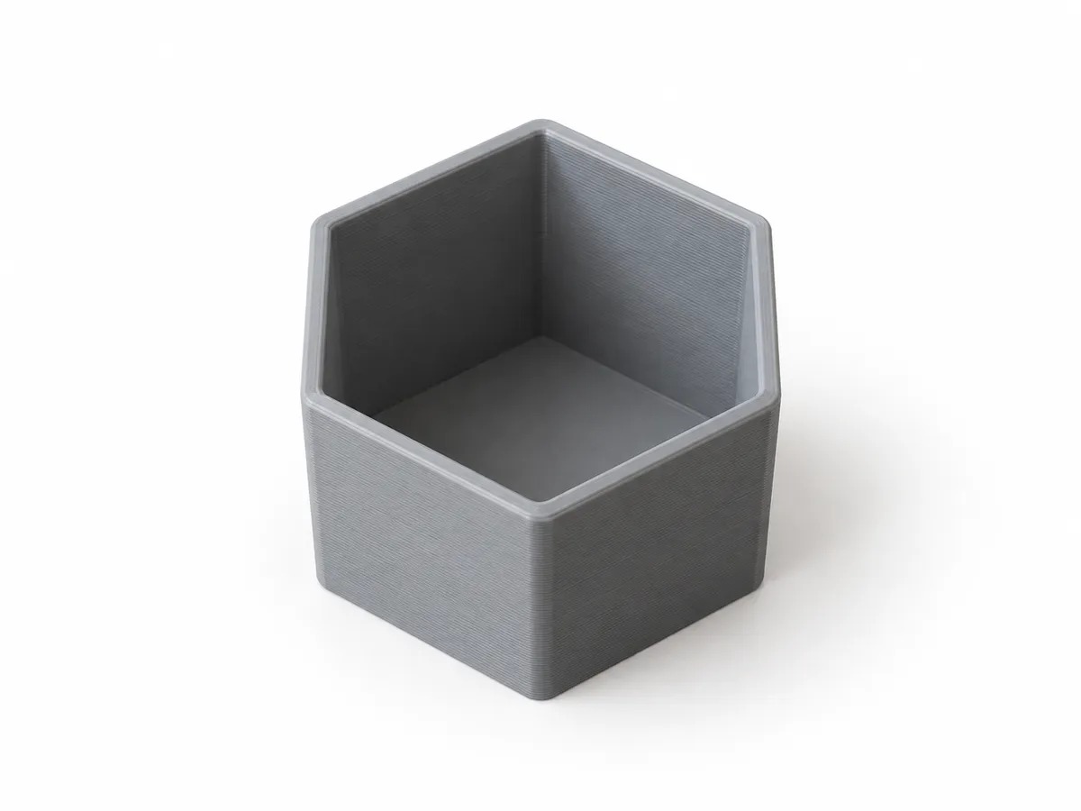 3D Baskı Modüler Petek Çekmece Organizeri Altıgen Bölmeli Çekmece İçi Düzenleyici Çorap ve Küçük Eşya Gri