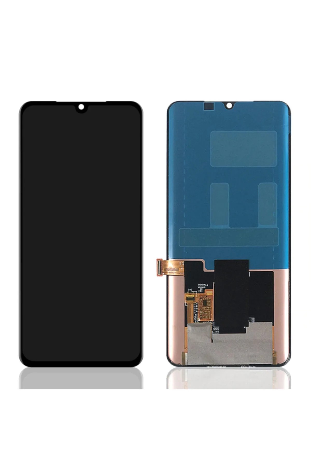 Mi Note 10 Lite Uyumlu Ekran Dokunmatik Oled Çıtalı (Siya