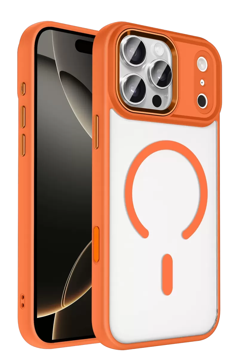 Joko Apple iPhone 17 Pro Uyumlu Terea Magsafe Kapak - Turuncu