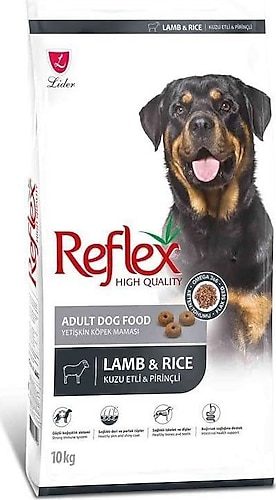 Reflex Kuzu Etli ve Pirinçli Yetişkin Köpek Maması 10 kg