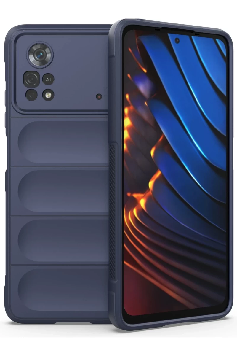 Xiaomi Poco X4 Pro 5G Uyumlu Kılıf Optimum Silikon - Lacivert