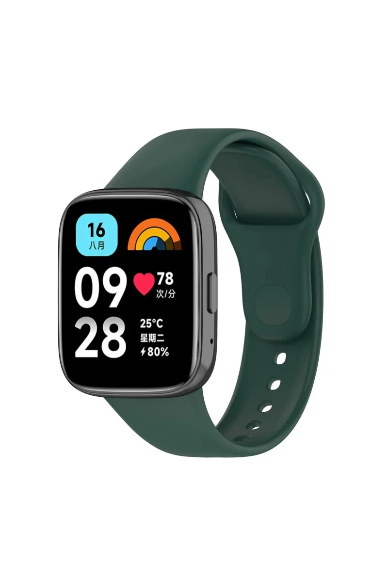 Xiaomi Redmi Watch 3 Active Klasik Kordon - Haki Yeşil