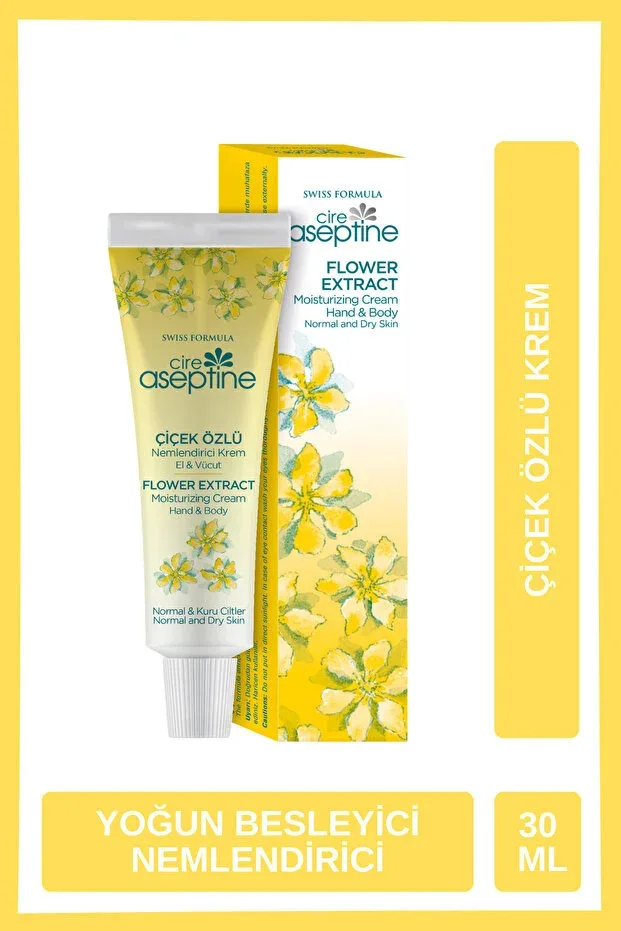 Çiçek Özlü El ve Vücut Kremi 30ml