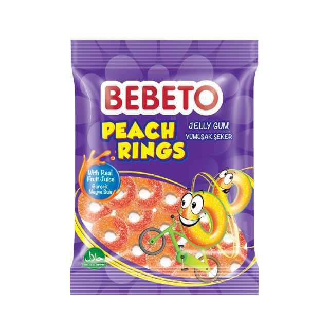 Peach Rings Şeftali Halkası 80gr 1 Adet