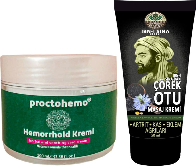 Proctohemo 100 ml Kremi + Ibn-I Sina Çörek Otu Kremi 50 ml