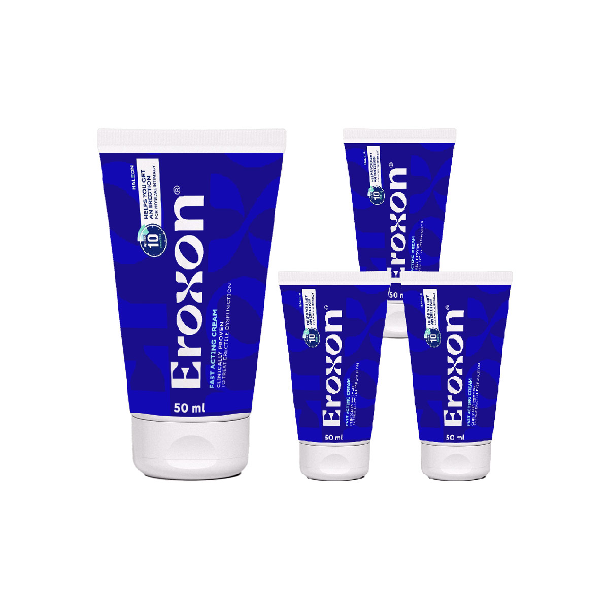 Eroxon YetişkinErkekler İçin 4 Adet ÖzelOlarak Geliştirilmiş Krem 50 ml