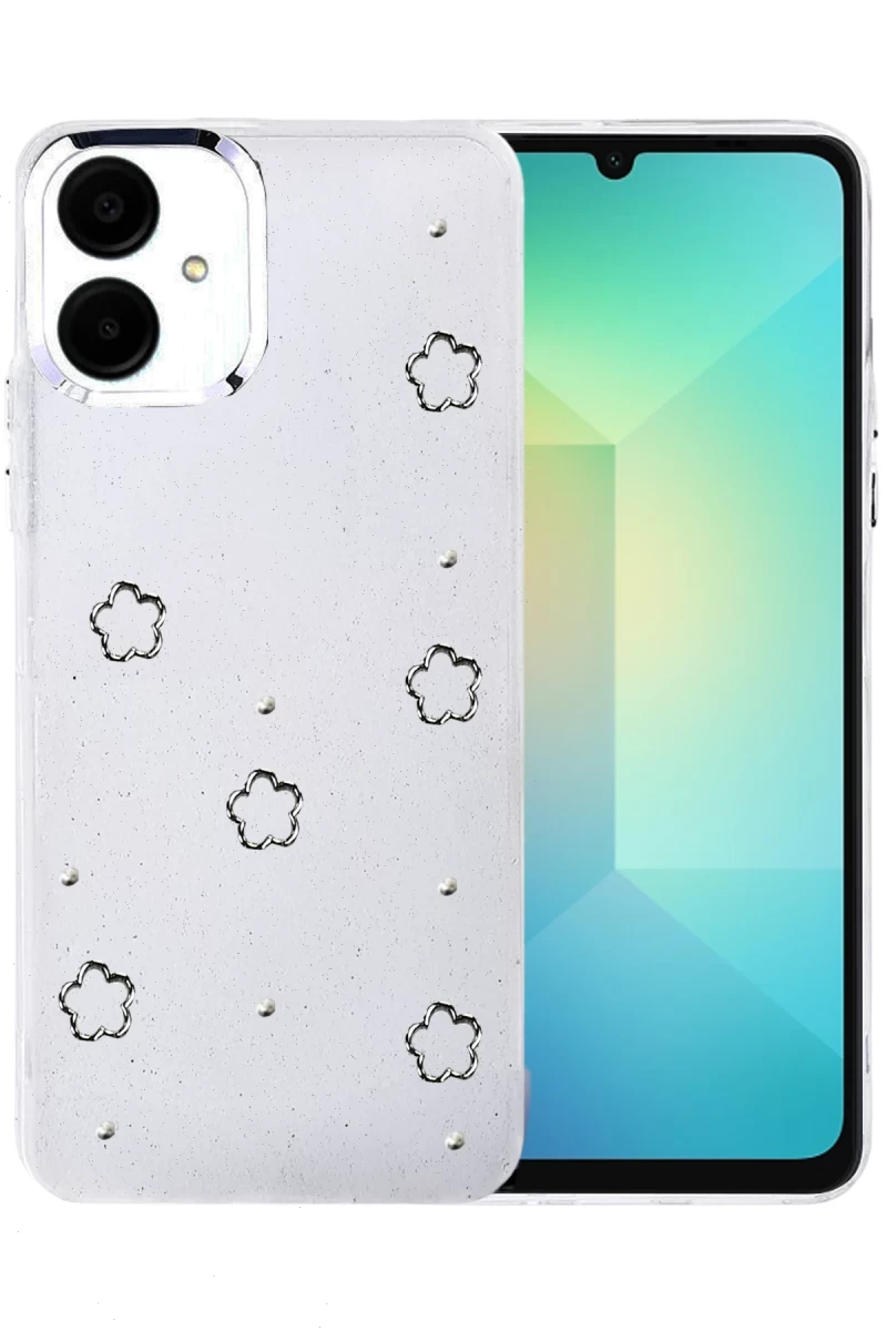 Samsung Galaxy A06 Uyumlu Fiyonk Desenli Kapak - Desen 8