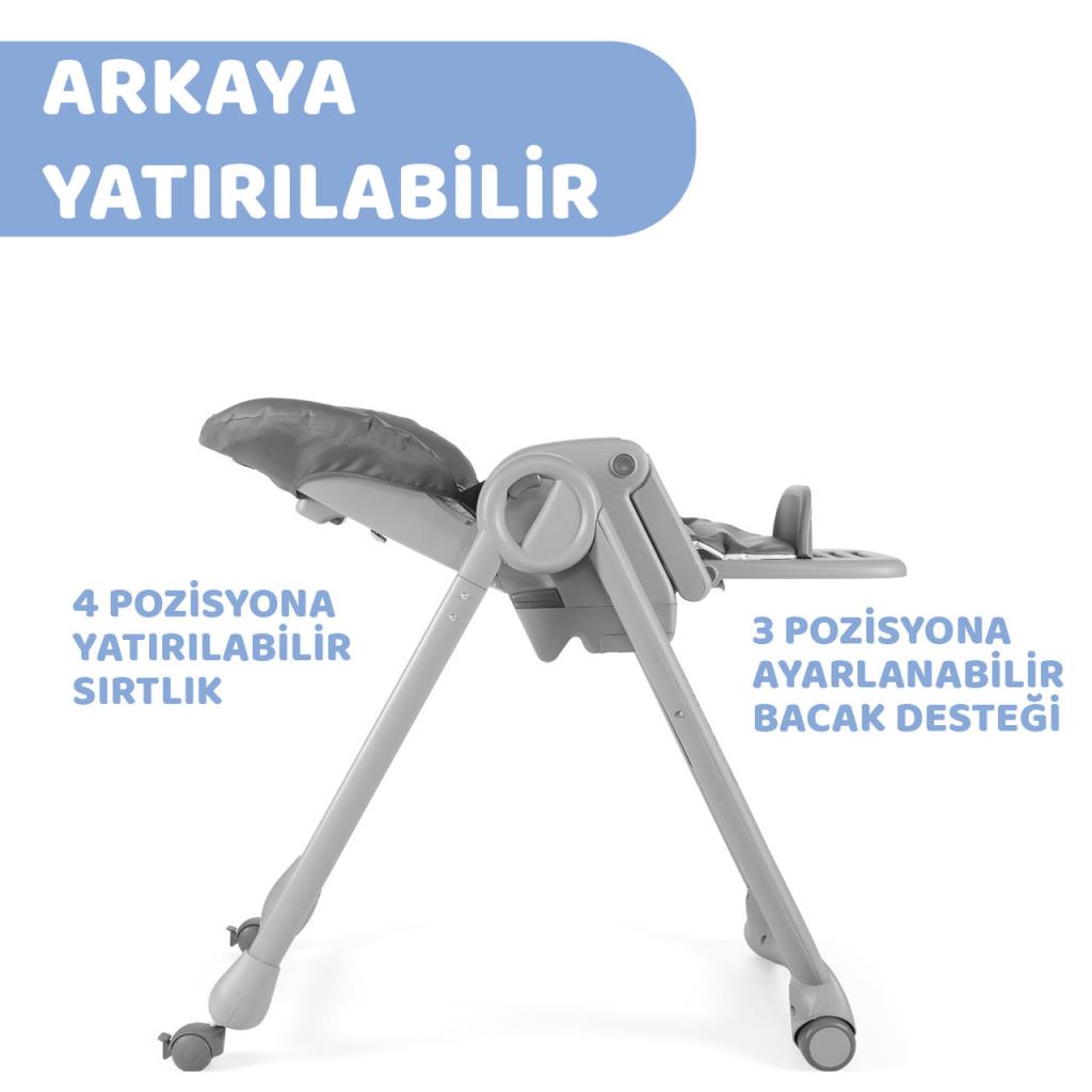 Mama Sandalyesi Dark Grey · Renk: Dark Grey