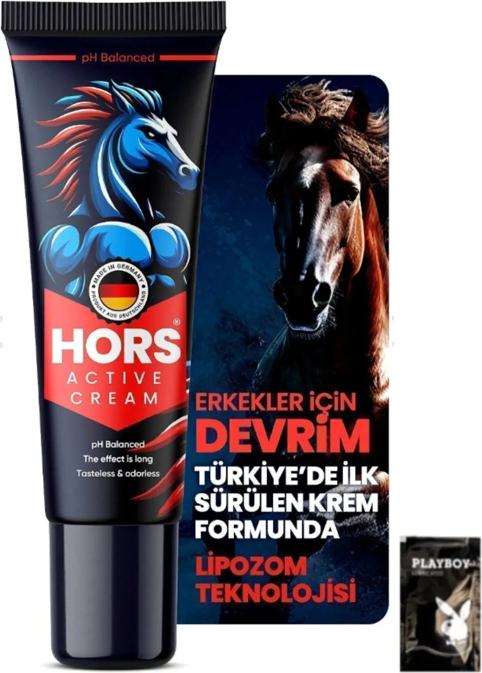 Süper Hors Active Cream P.enis Kremi 50ML 1 Adet + 1 Adet Jel