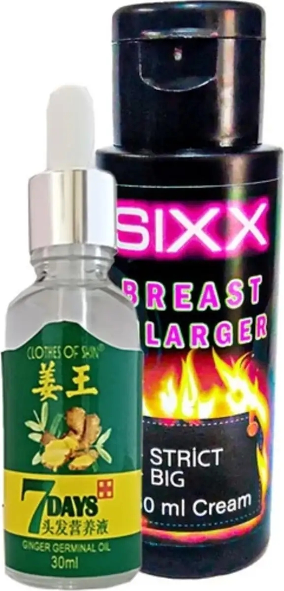 7days Bay Saç Bakım Yağı ve + Sıxx Memme Bakım Kremi 60 ml