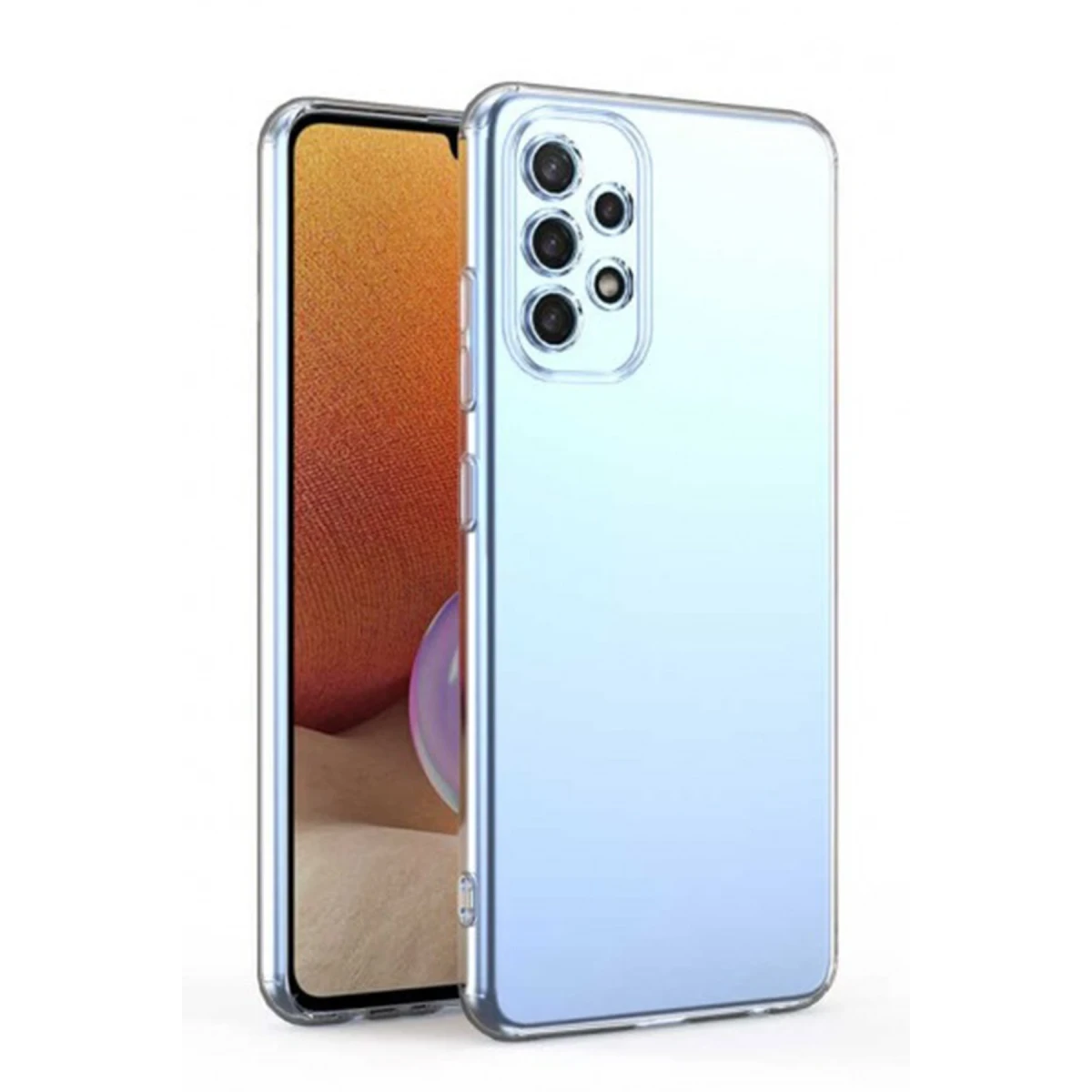 Samsung Galaxy A32 Kılıf Lüx Şeffaf Silikon