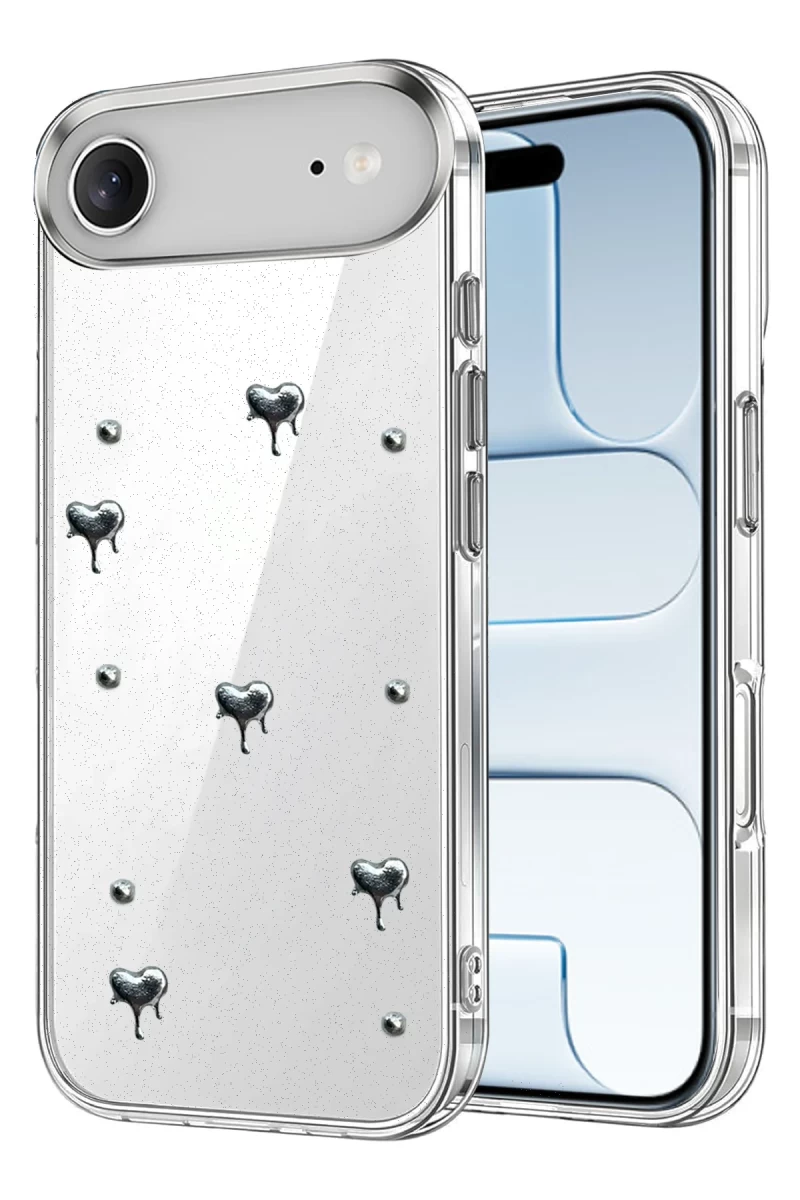 Apple iPhone 17 Uyumlu Air Uyumlu Fiyonk Desenli Kapak - Desen 1