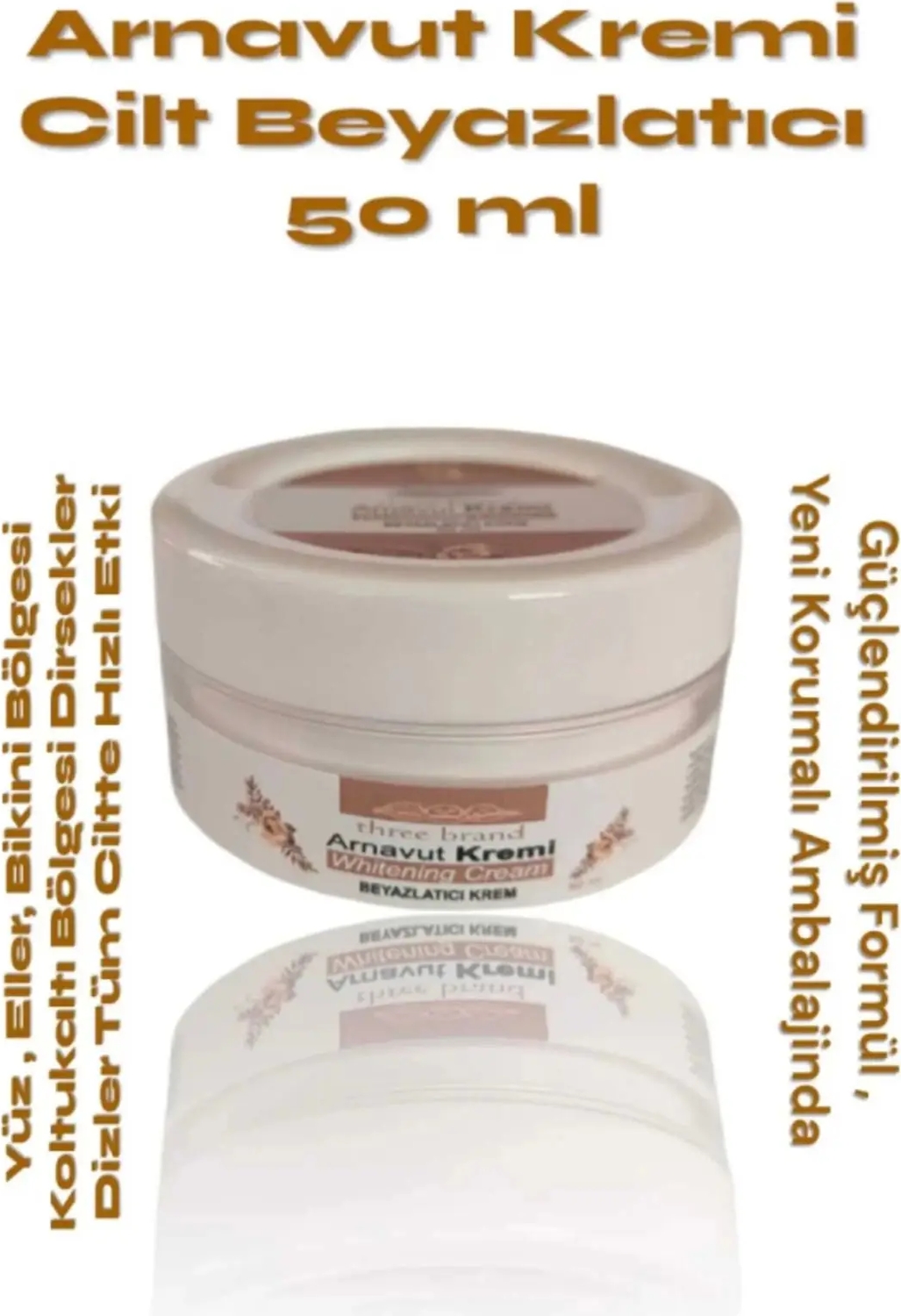 Three Brand Whitening Cream Arnavut Kremi 100 ml  Kremi x 1 Adet