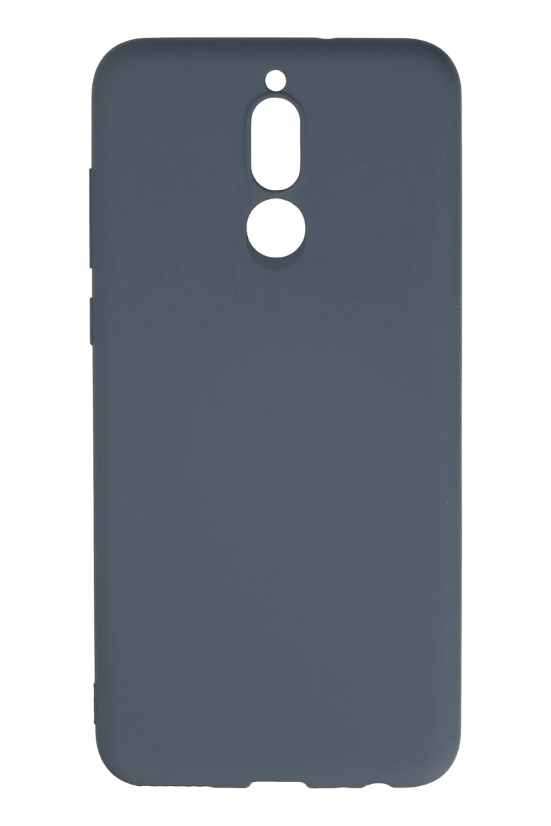 Huawei Mate 10 Lite Uyumlu Kılıf Nano içi Kadife Silikon - Gri