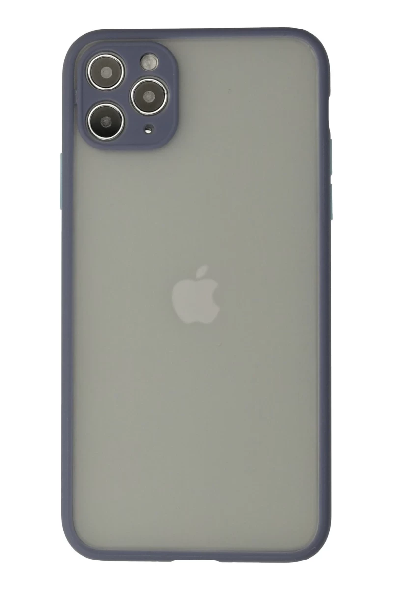 Apple iPhone 12 Pro Max Uyumlu Kılıf Montreal Silikon Kapak - Gri