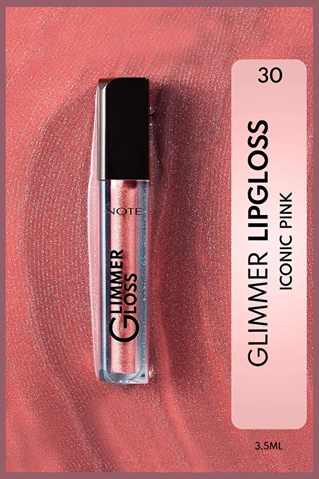 Glimmer Gloss Rose Sorbet Lip Gloss - 30 Iconic Pink