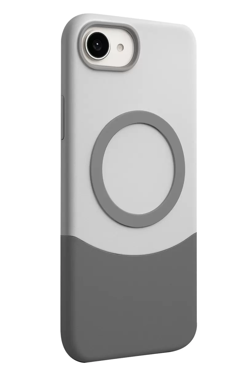 Joko Apple iPhone 16E Uyumlu Velar Magsafe Kapak - Natural Grey