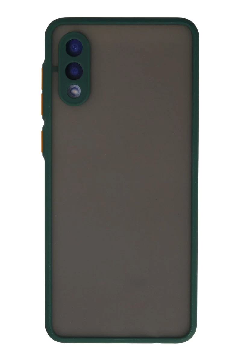 Samsung Galaxy A02 Uyumlu Kılıf Montreal Silikon Kapak - Yeşil
