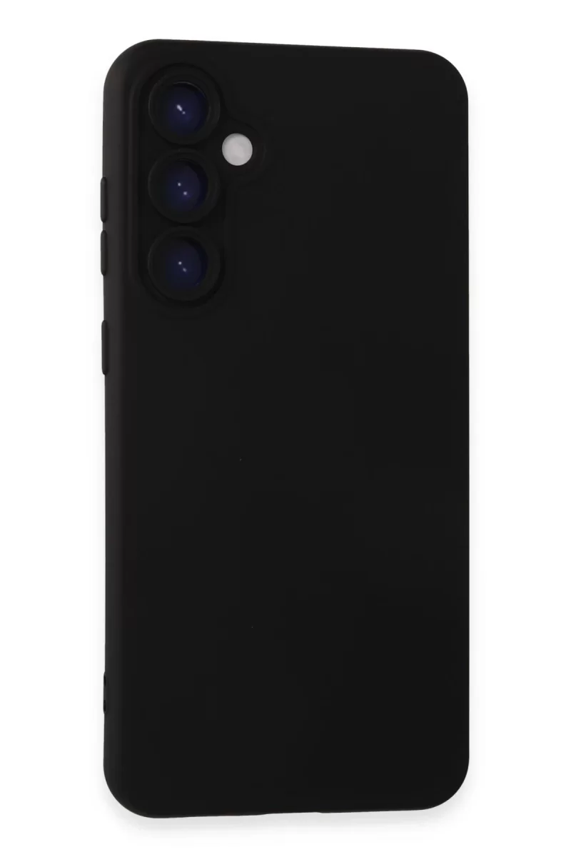 Samsung Galaxy S24 Plus Uyumlu Kılıf Nano içi Kadife Silikon - Siyah
