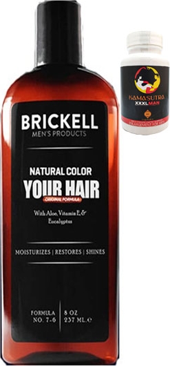 Brickell 237 ml Şampuan Saçsakal Anti.white + L.kamasutra Erkeklere Özeı XXXL60 Lı
