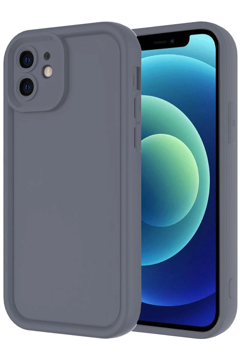 Apple iPhone 11 Uyumlu Kılıf Viera Silikon - Gri