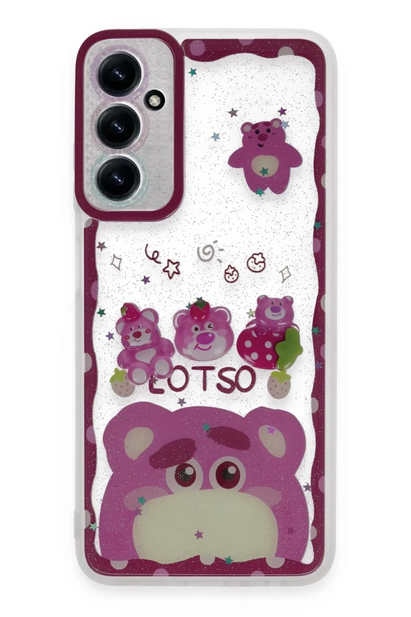 Samsung Galaxy A05S Uyumlu Kılıf Sweet Desenli Silikon Kapak - Pembe