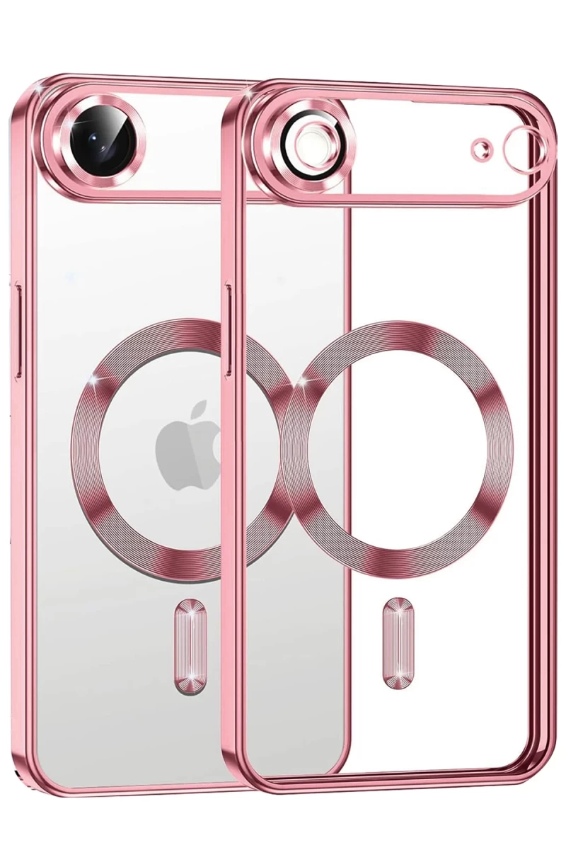 Apple iPhone 17 Uyumlu Air Uyumlu Kross Magneticsafe Kapak - Rose