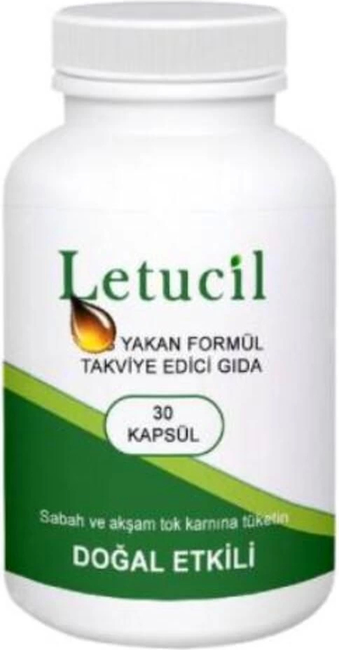 Gizmur Store Letucil 30lu Biberiye&yeşil Çayın Etkisiyle Diyetinize Takviye x 1 Adet