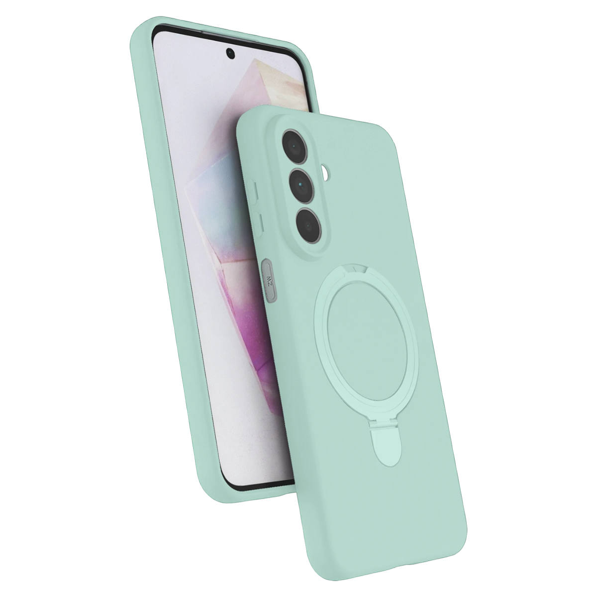 Samsung Galaxy A27 5G Regal Magsafe Standlı Kapak - Su Yeşili
