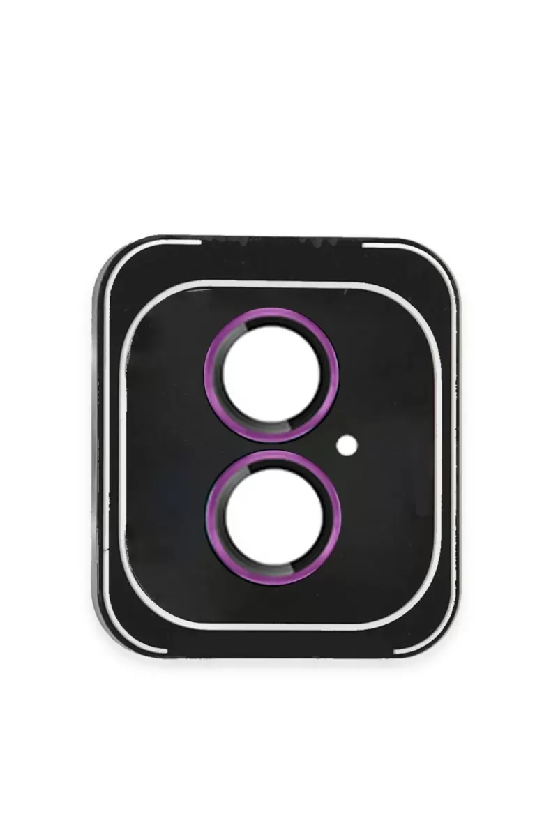 Joko Apple iPhone 16 Uyumlu PVD Metal Kamera Lens - Pembe