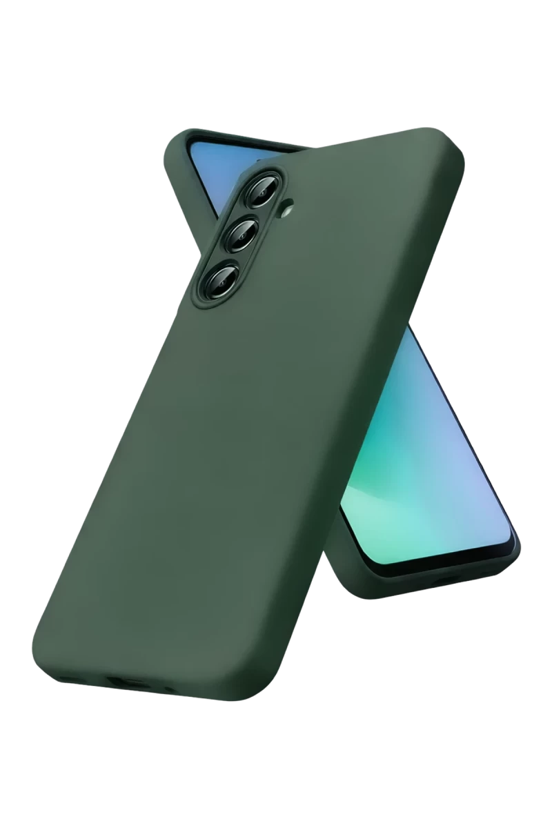 Samsung Galaxy A57 5G Uyumlu First Silikon - Koyu Yeşil