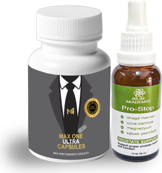 Max One Ultra Erkeklere Özel 30LU Maximum Katılık + Pro-Stop 30ML Pırostat Içeceği