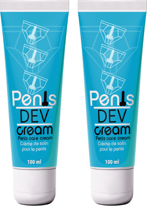 Pe.nisdev Cream 2 Adet Erkekere Özel Boyuna Enine Hacmine Pe.nisbakım Masaj Kremi 100 ml