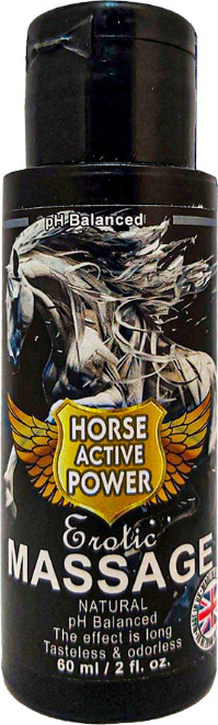 Horse Active Power Bay Bayan Erottik Duyguları Yoğunlaştırıcı Masaj Yağı 60 ml
