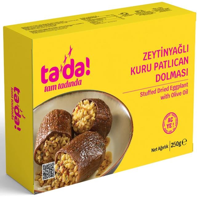 Zeytinyağlı Kuru Patlıcan Dolmas 250gr 1 Adet