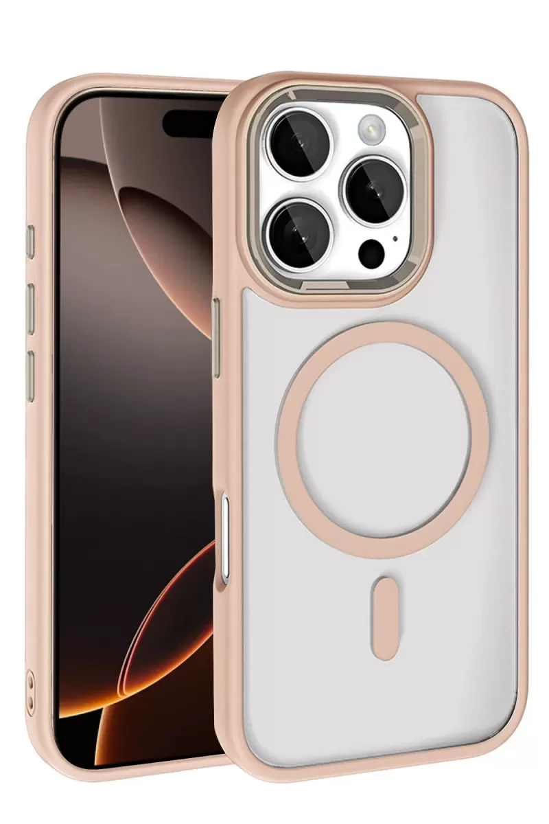 Joko Apple iPhone 16 Pro Max Uyumlu Terea Magsafe Kapak - Gold