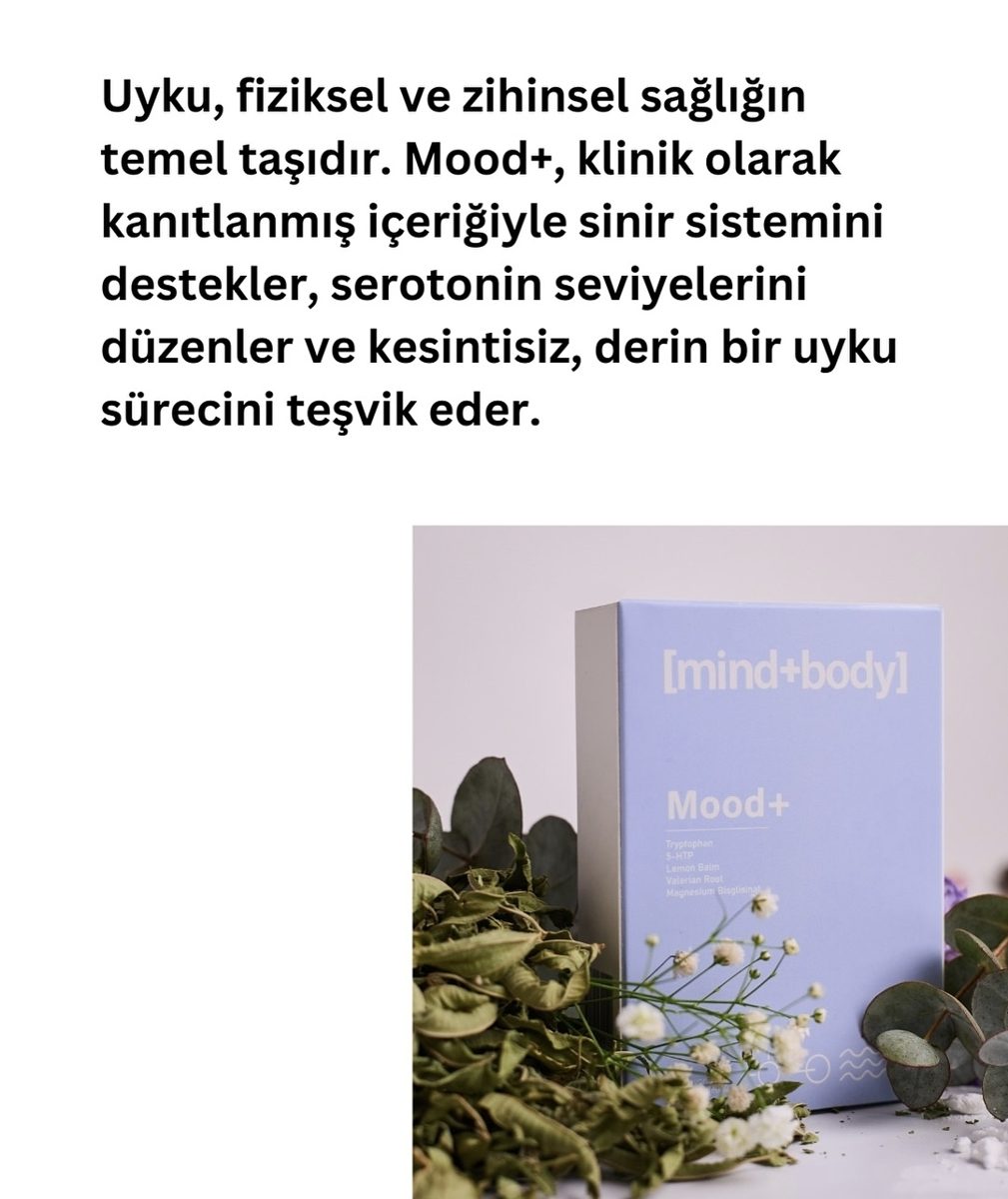 [mind+body] Mood+ Takviye Edici Gıda 24 Çiğneme Tableti - Kahve &amp; Karamel Aromalı