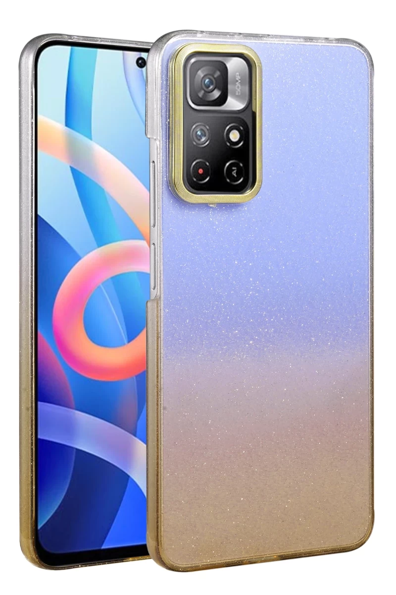 Xiaomi Redmi Note 11 Pro Uyumlu Glossy Kapak - Çöl Titanyum