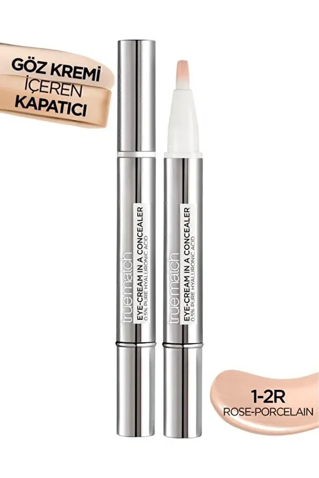 L'Oreal True Match Göz Kremli Kapatıcı - 1-2D Ivory Beıge