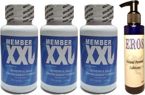 Buğz Member Xxl Erkeklere Özel 60LI 3 Adet + Eros Natural Personal Lubricant 125ML Lubricant Jel