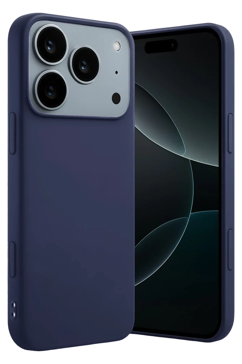 Apple iPhone 17 Pro Max Uyumlu First Silikon - Lacivert