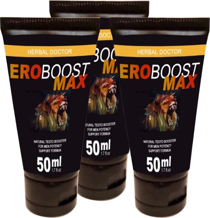 Eroboost Maxtesto 3 Adet 50 ml Cream Harici Uygulama Kremi