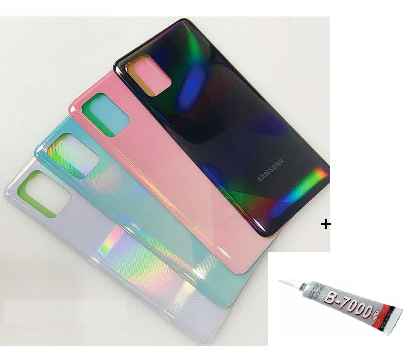 SAMSUNG A71 A715 Arka Batarya Pil Kapağı GÜMÜŞ (B7