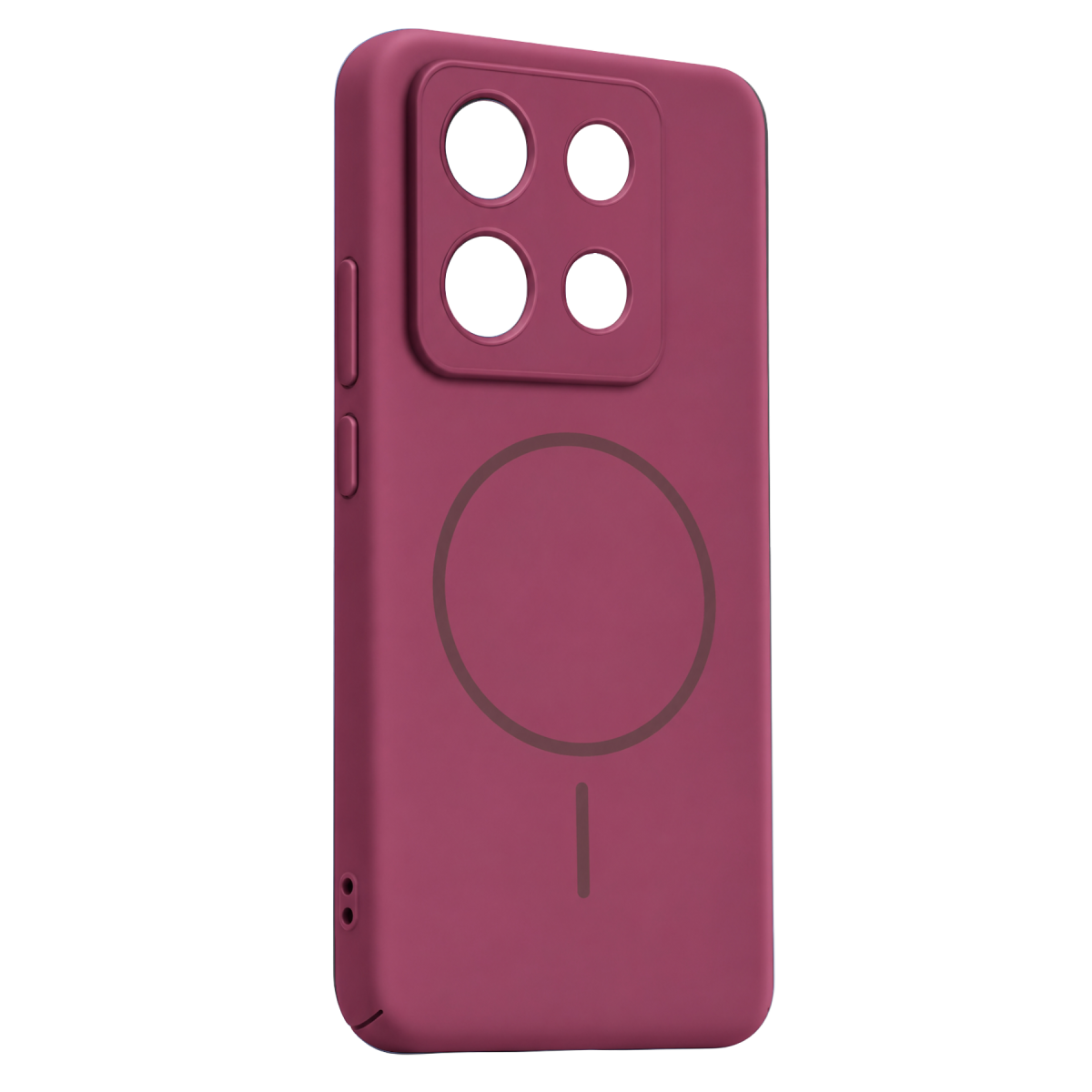 Xiaomi Redmi Note 13 5G Mika PC Magsafe Kapak - Bordo