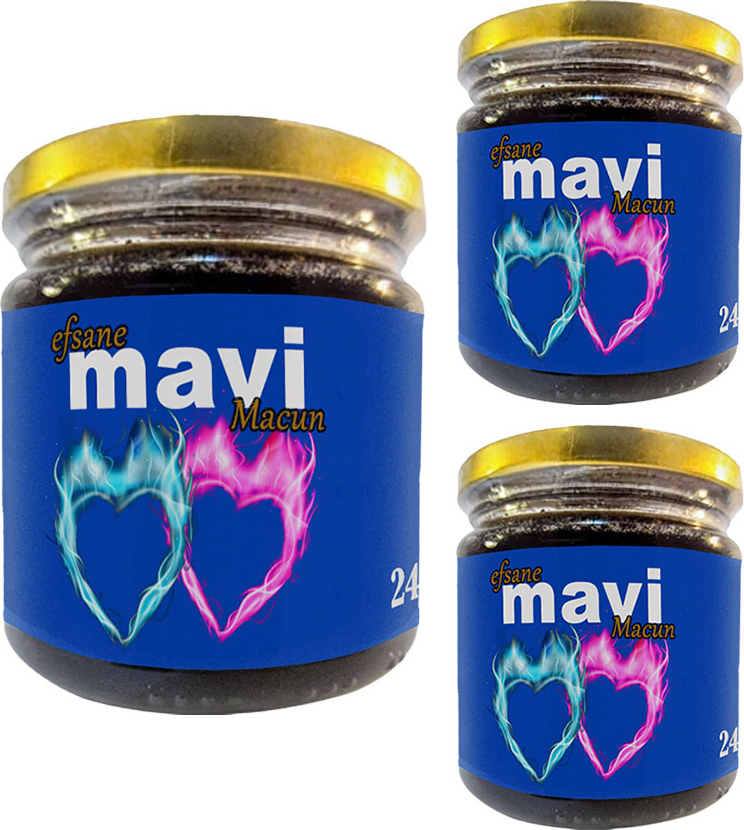 Efsanevi Mavi Macun 3 Kavanoz 240 gr Bay&bayan Çiftleriçin Özel Macun