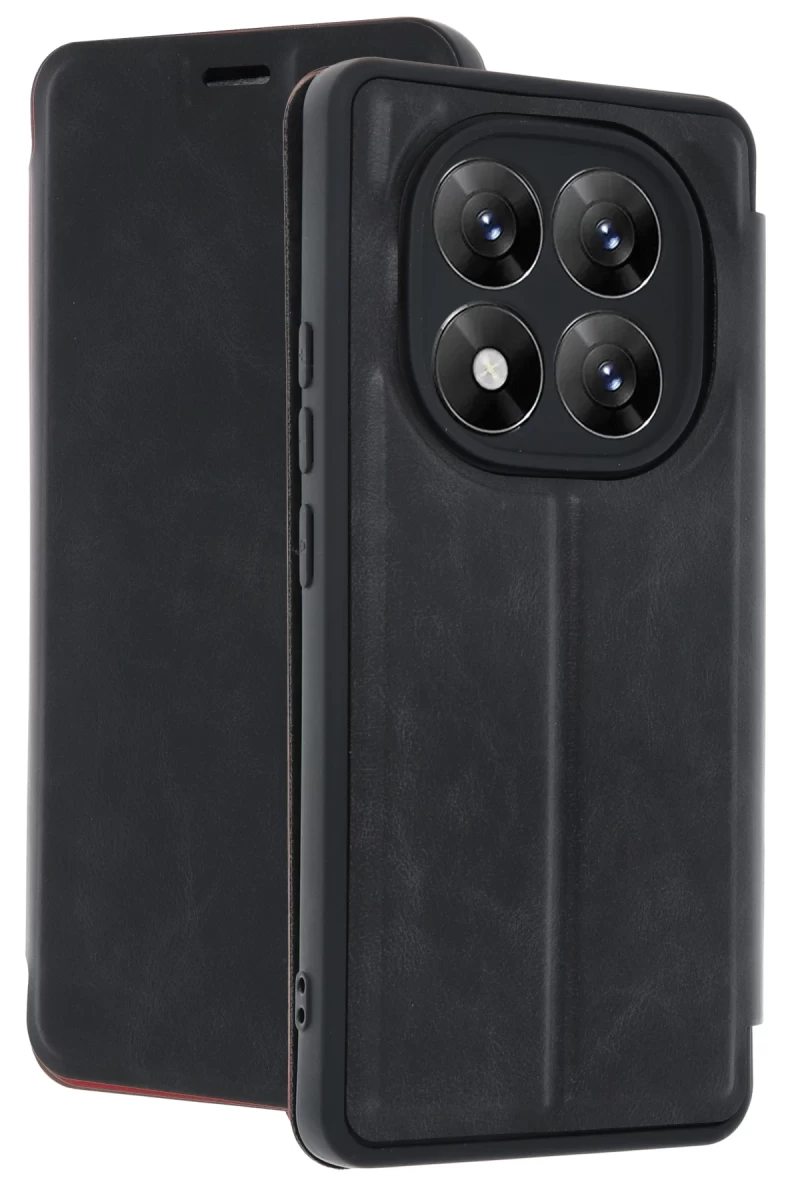 Xiaomi Redmi Note 14 Pro 5G Uyumlu Kılıf Flip Cover - Siyah