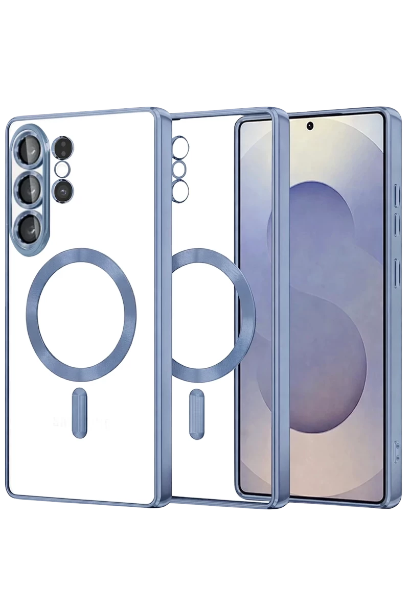 Samsung Galaxy S26 Ultra Uyumlu Kross Magneticsafe Kapak - Sierra Blue