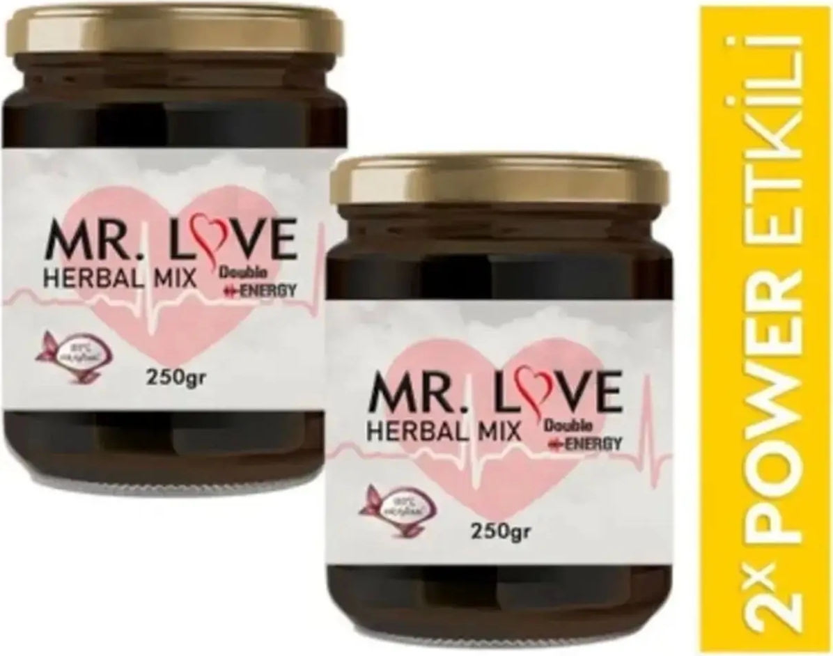 Mr. Love Erkeklere Özel Doğal Macun 250GR x 2 Adet
