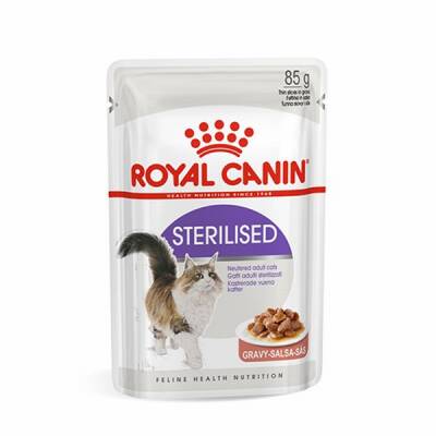 Sterilised Gravy Pouch Kısırlaştırılmış Kedi Konservesi 85 Gr