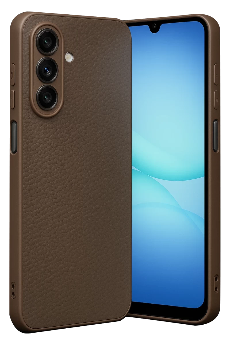 Samsung Galaxy A17 5G Uyumlu Thermax Silikon Kılıf - Kahverengi
